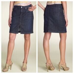 Citizens Of Humanity Dark Blue Denim Skirt